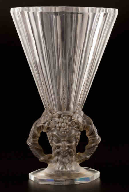 Rene Lalique Vase Faune