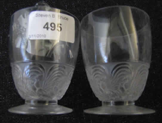 R. Lalique Faverolles Cocktail Glass
