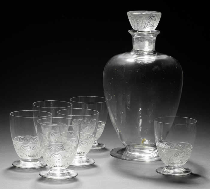 Rene Lalique Tableware Faverolles