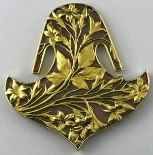Rene Lalique Feuilles et Fleurs Pendant