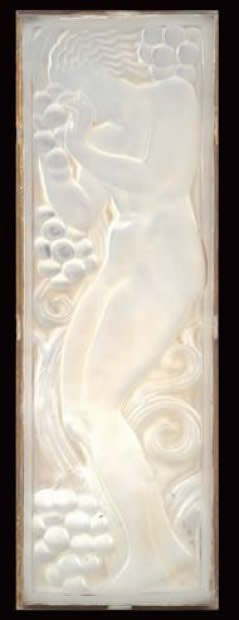 R. Lalique Figurine et Raisins de Profil Panel
