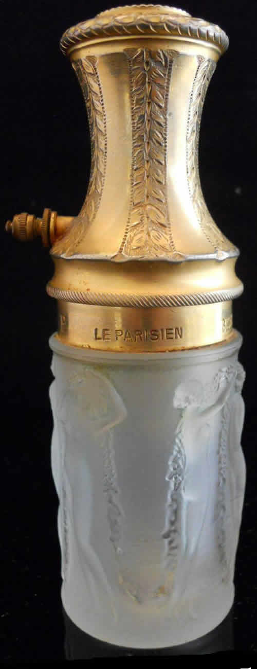 Rene Lalique  Figurines And Garlands Atomizer 