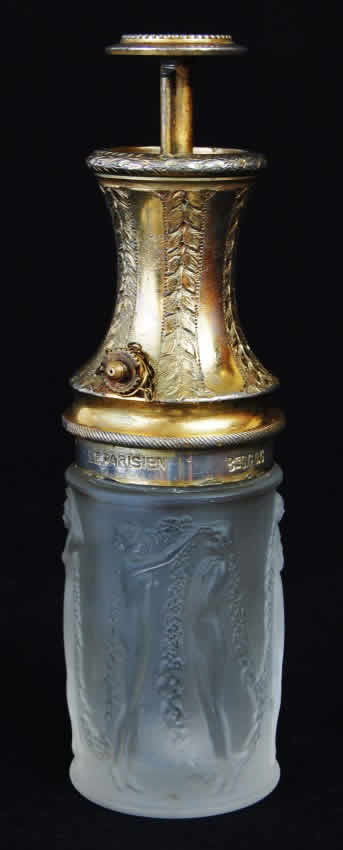 Rene Lalique  Figurines Et Garlandes Atomiser 