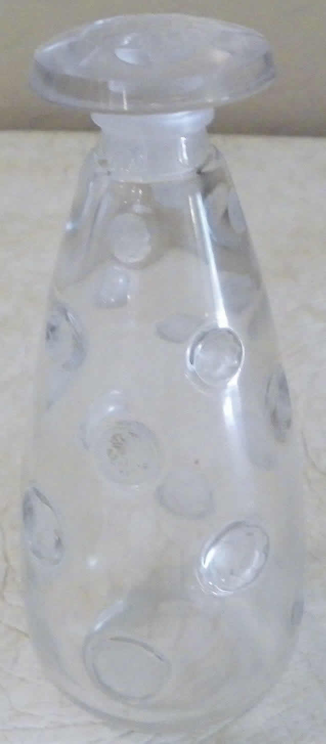 R. Lalique Fleurs Concaves Perfume Bottle