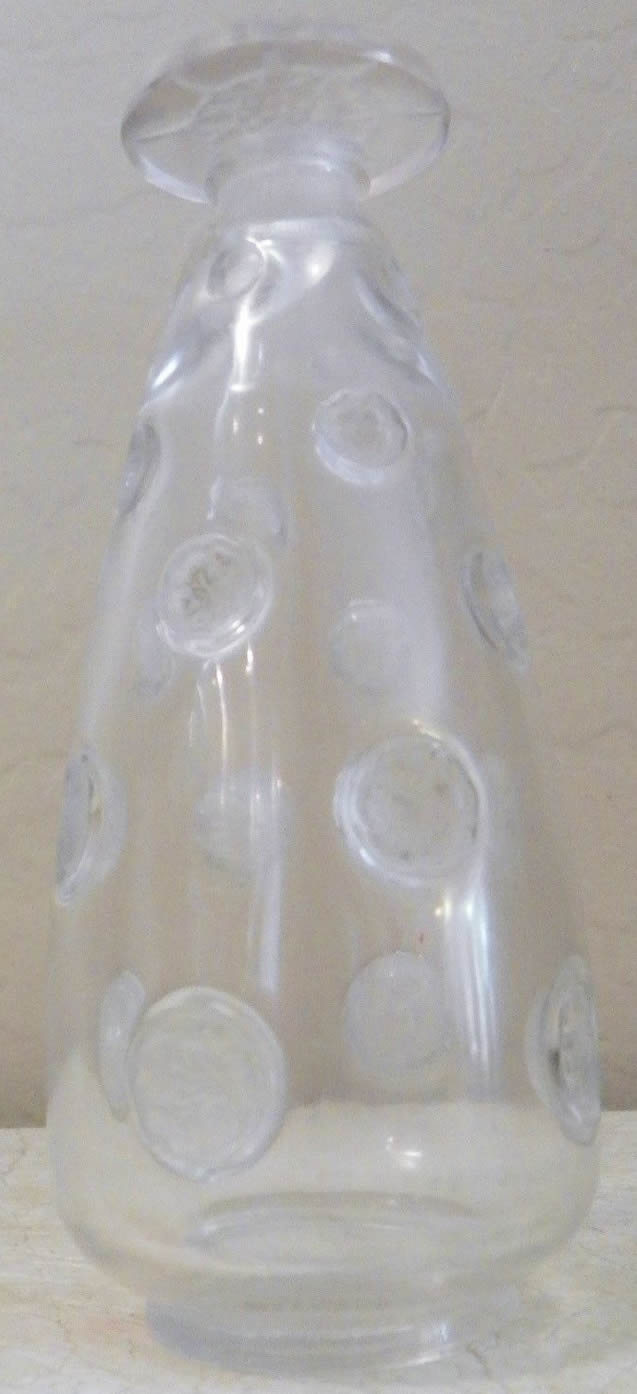 R. Lalique Fleurs Concaves Perfume Bottle