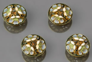 Rene Lalique Fleurs Cufflink