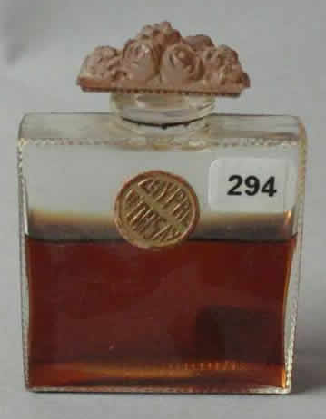 Rene Lalique Perfume Bottle Fleurs De France