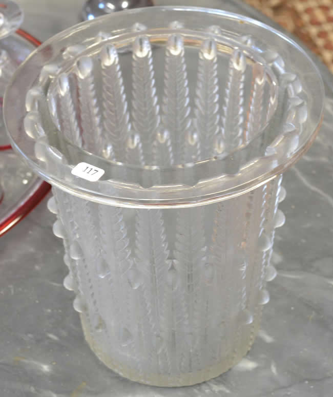 Rene Lalique  Fougeres Champagne Bucket 