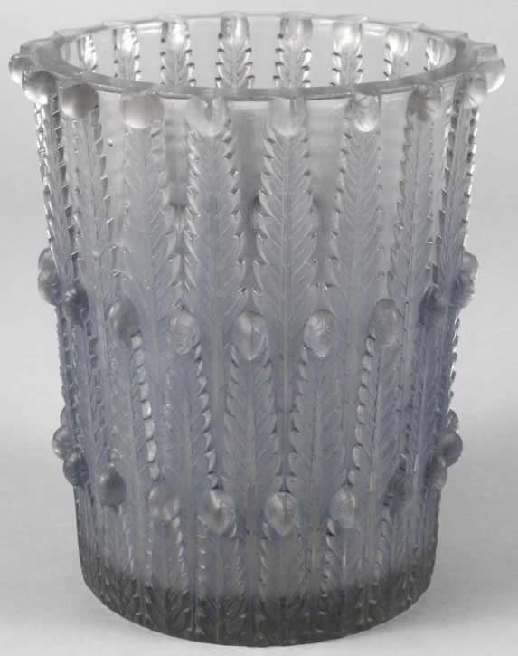 Rene Lalique Ice Bucket Fougeres