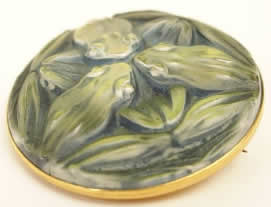 R. Lalique Frogs Brooch