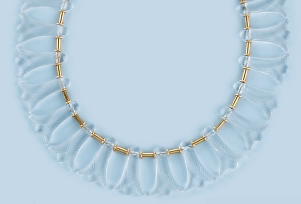 R. Lalique Fuchsias Necklace