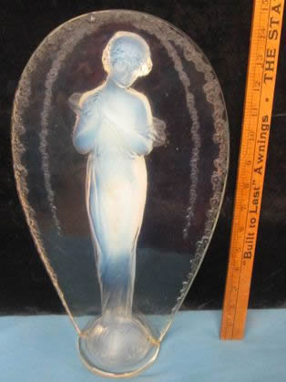 Rene Lalique  Grande Ovale Tete Penchee Statue 