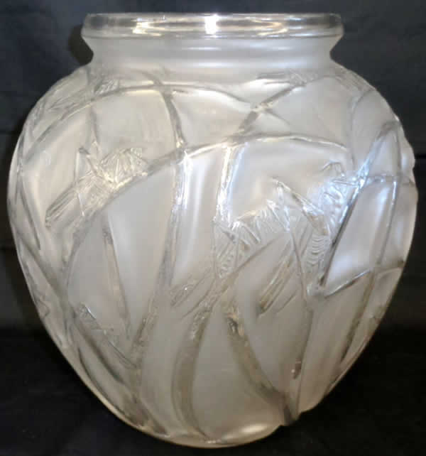 R. Lalique Grasshoppers Vase