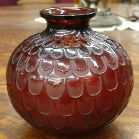 Rene Lalique Grenade Vase