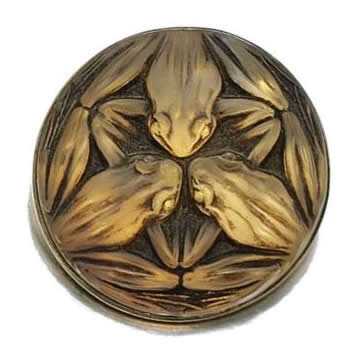 Rene Lalique Grenouilles Brooch