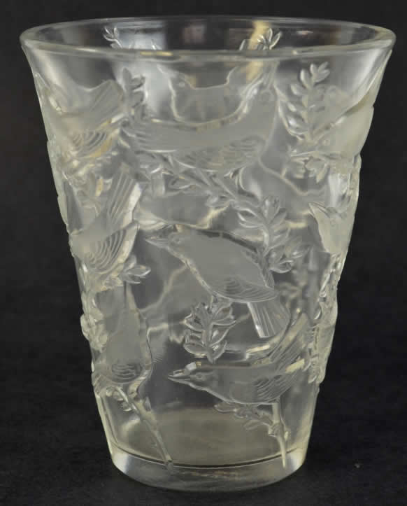 R. Lalique Grives Vase
