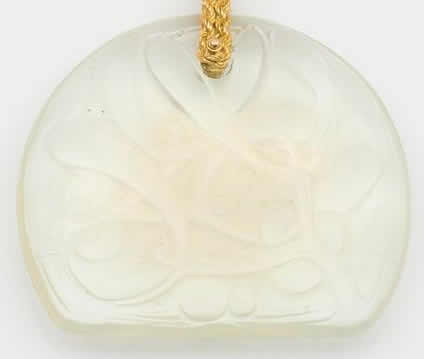 Rene Lalique  Gui Pendant 