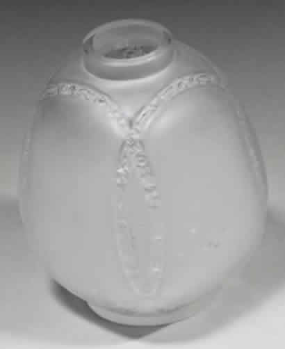 Rene Lalique Guirlande De Roses Vase