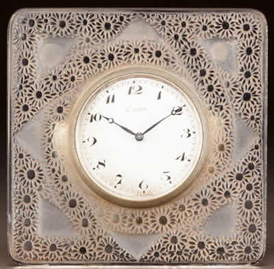 Rene Lalique  Guirlandes Clock 