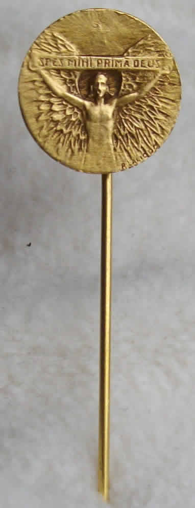 Rene Lalique SPES MIHI PRIMA DEUS Stickpin