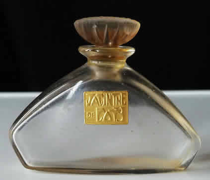 R. Lalique Heliotrope Perfume Bottle