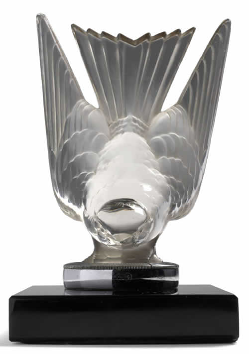 R. Lalique Hirondelle Bookend