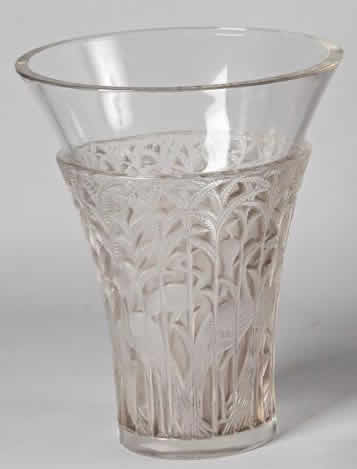 Rene Lalique Vase Ibis