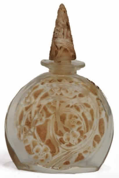 R. Lalique Iris Neige Perfume Bottle