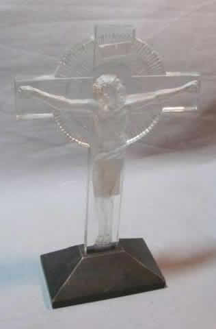 R. Lalique Jesus Christ Statue