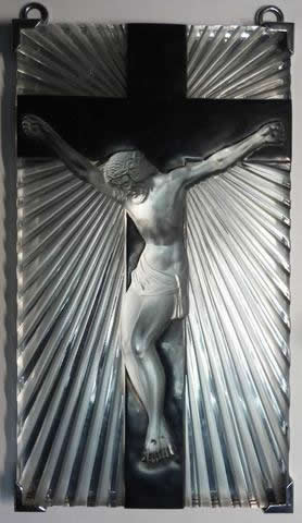 R. Lalique Jesus Plaque