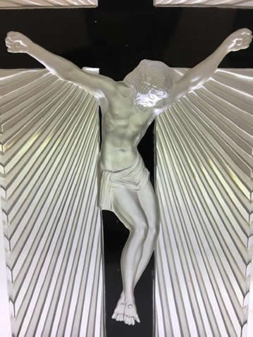 R. Lalique Jesus Statue