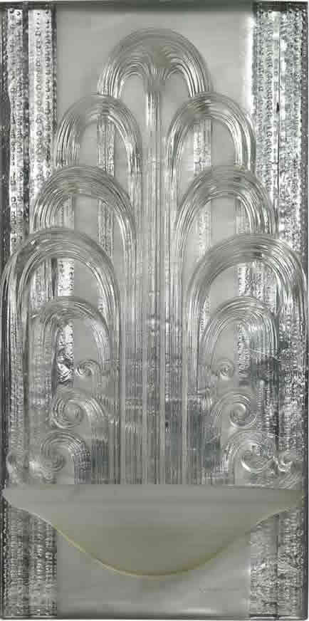 R. Lalique Jet D'Eau Wall Light