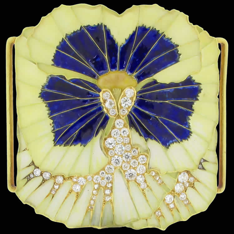 Rene Lalique Petales De Diamant Necklace