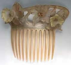 Rene Lalique Comb Jonquilles
