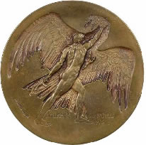 R. Lalique Journee du Poilu 1915 Medal