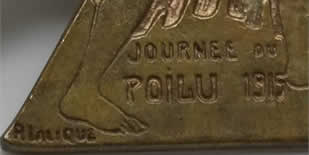 R. Lalique Journee Du Poilu 1915 Brooch