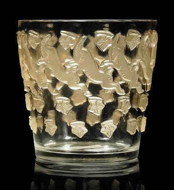 Rene Lalique  Jurancon Lave-Raisins Vase 