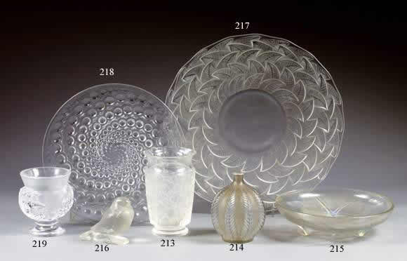 R. Lalique Volutes Plate