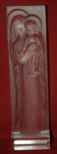 Rene Lalique Statue La Madone A L'Enfant