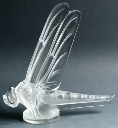 Rene Lalique  Large Dragonfly Car Mascot 