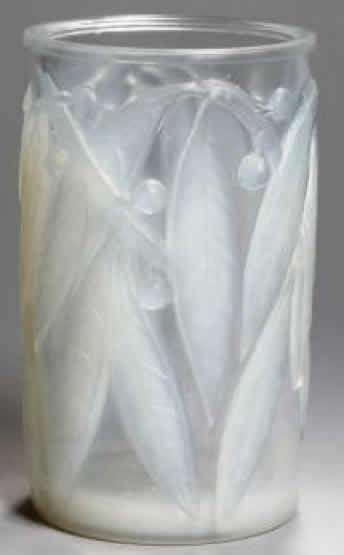 Rene Lalique Vase Laurier