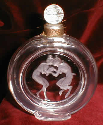 Rene Lalique Perfume Bottle Le Baiser Du Faune