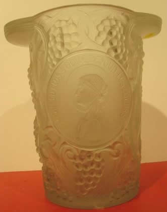 R. Lalique Le Vin Du Clos Ste Odile Rejouit Les Coeurs Ice Bucket