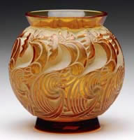 R. Lalique LeMans Vase