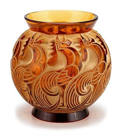 R. Lalique Le Mans Vase