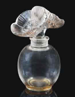 R. Lalique Les Anemones Perfume Bottle