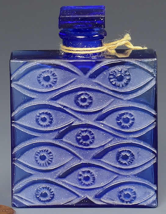 R. Lalique Les Yeux Bleus Perfume Bottle