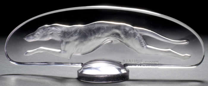 Rene Lalique Mascot Levrier