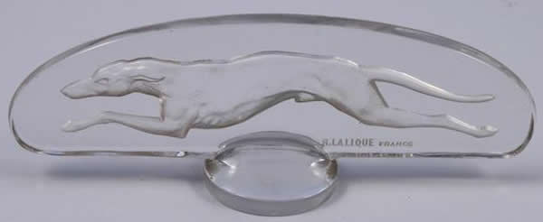 Rene Lalique Mascotte Levrier