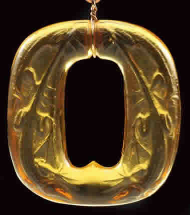 Rene Lalique Pendant Lezards-2